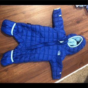 Infant north face snowsuit